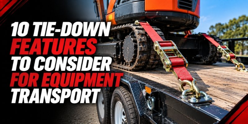10 Tie-Down Features to Consider for Equipment Transport