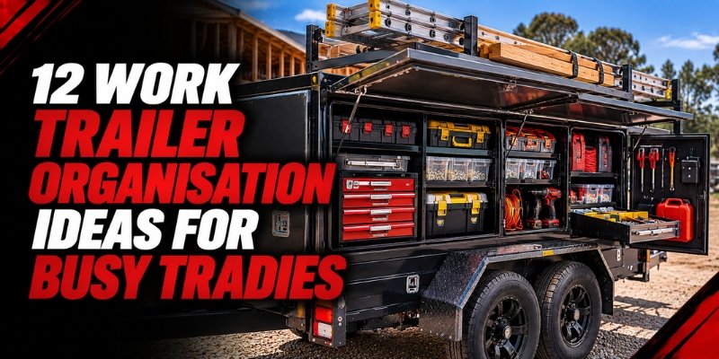 12 Work Trailer Organisation Ideas for Busy Tradies